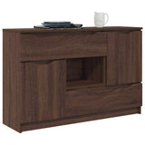 Sideboard with Drawer Brown Oak 100 x 30 x 65.6 Engineered Wood 888794
