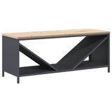 Firewood Rack with Wooden Top Anthracite 100.5x35.5x40 cm 864257