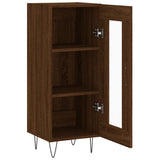 Sideboard Brown Oak 34.5x34x90 cm Engineered Wood 828795