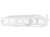 8m x 4m Garden Gazebo Marquee Party Tent Wedding Portable Garage Carport Event shelter Car Canopy T3398P313557
