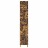 Cabinet Set 2 pcs Smoked Oak 33 x 34.5 x 90 cm Engineered Wood 3416732