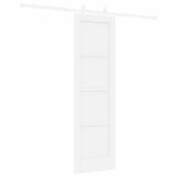 Sliding Door White 61 x 198.5 cm Solid Pine Wood 3333577