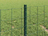 Welded Wire Fence 10 x 0.4 m PVC-Coated Steel Green 3335988