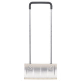 Snow Shovel with Extendable Handle Silver 61 cm Blade Steel 364819