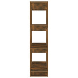 Book Cabinet/Room Divider Smoked Oak 80x30x123.5 cm 813575