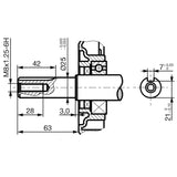 Petrol Engine 15 HP 11 kW Black 141247