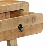 Console Table 90x32x75 cm Solid Wood Rough Mango 4104519