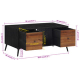 Coffee Table 90x50x41 cm Solid Reclaimed Teak 358527