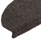 Stair Mats Self-adhesive 20 pcs 65x21x4 cm Anthracite Half Round Large 3365651