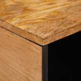 Coffee Table Natural 80 x 50 x 40 cm Solid Mango Wood 4018048