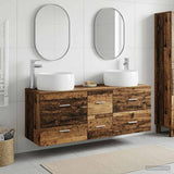 Bathroom Furniture Set 3 pcs Old Wood 49.5 x 44.5 x 66 cm 3405937