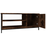 TV Cabinet Smoked Oak 100x40x45 cm Engineered Wood 826302