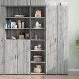 Highboard Grey Sonoma 40x41x185 cm Engineered Wood 3281671