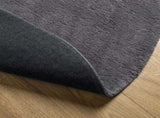Rug HUARTE Short Pile Soft and Washable Anthracite 120 cm 375010