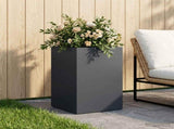Garden Planter Anthracite 40 x 40 x 50 cm Cold-rolled Steel 8005362