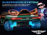 Bentley Bacalar Licensed 12V Kids Electric Car, with Remote Control, Horn, Lights, Music, Suspension T3398P347549