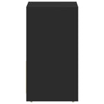 Bathroom Cabinet Black 60x33x61 cm Engineered Wood 802643