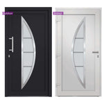 ZNTS Front Door Anthracite 98x200 cm 279213