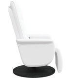 Swivel Massage Recliner Chair White 71 x 90 x 105 cm 42018592