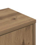 Wall Corner Shelf Artisan Oak 48 x 48 x 120 cm Engineered Wood 8012235