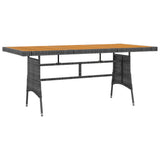 9 Piece Outdoor Dining Set Poly Rattan Grey 3120113
