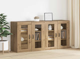 Wall Mounted Cabinets 2 pcs Artisan oak 69.5 x 34 x 90 cm 3394537