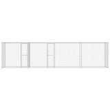 Dog Cage Silver 600 x 200 x 200 cm Galvanised Steel 3368312