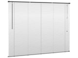 Venetian Blind Silver Grey 150 x 160 cm 25 mm PVC 42003692