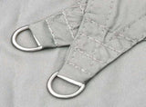 Sun Shade Sail Light Grey 6x4 m 100% Polyester Oxford 4000552