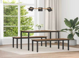 Bench Old Wood 110 x 35 x 45 cm Engineered Wood 892600