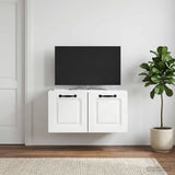 Wall-Mounted TV Cabinet White 59.5 x 31 x 30 cm Engineered Wood 899385