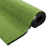 Doormat Other Green and Black 120 x 350 cm Polyamide and PVC 4100731