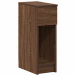 ZNTS Bedside Cabinets with Drawer 2 pcs Brown Oak 20x36x60 cm 858708