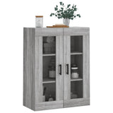 Wall Mounted Cabinet Grey Sonoma 69.5x34x90 cm 828490