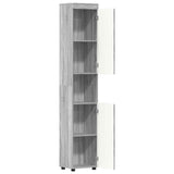 Bathroom Cabinet Set TULUM Grey Sonoma 37 x 31.5 x 203 cm 880357