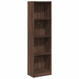 Bookcase Brown Oak 40x24x143 cm Engineered Wood 857789