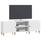 TV Cabinet High Gloss White 150 x 31 x 50 cm Engineered Wood 894229