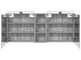 Bathroom Cabinet Set 3 pcs 120 x 14.5 x 70 cm Engineered wood 3403757