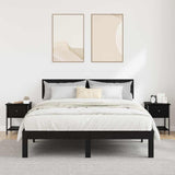 Bedside Table 2 pcs Black Oak 34 x 35.5 x 45 cm Engineered Wood 881805