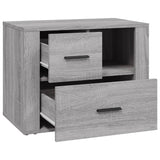 Bedside Cabinet Grey Sonoma 60x36x45 cm Engineered Wood 816742