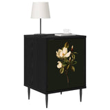 Bedside Cabinet BREMEN 2 pcs Black Oak 36 x 33 x 51 cm 8007266