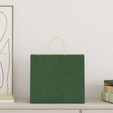 Paper Bags 250 pcs with Handles Green 32x22x28 cm 4101736