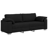 Sofa Black 219 x 77 x 82 cm Fabric 4105239