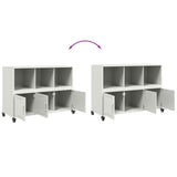 ZNTS Sideboard White 100.5x39x72 cm Steel 846739