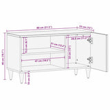TV Units with Shelf Light Brown 80 x 33 x 46 cm Engineered wood 4018095