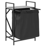 Laundry Basket 1 Compartment with Shelf Grey Sonoma 859073
