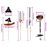 Brush Cutter 4-in-1 Function Orange 52 cc 1.45 kW 4005031