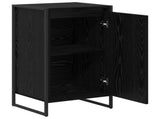 Sideboard Black Oak 43 x 36 x 75.5 cm Engineered Wood 886588
