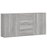 Sideboards 3 pcs Grey Sonoma 60x31x84 cm Engineered Wood 3276579