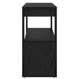 Sideboard Black oak 80 x 30 x 60 cm Engineered wood 881092